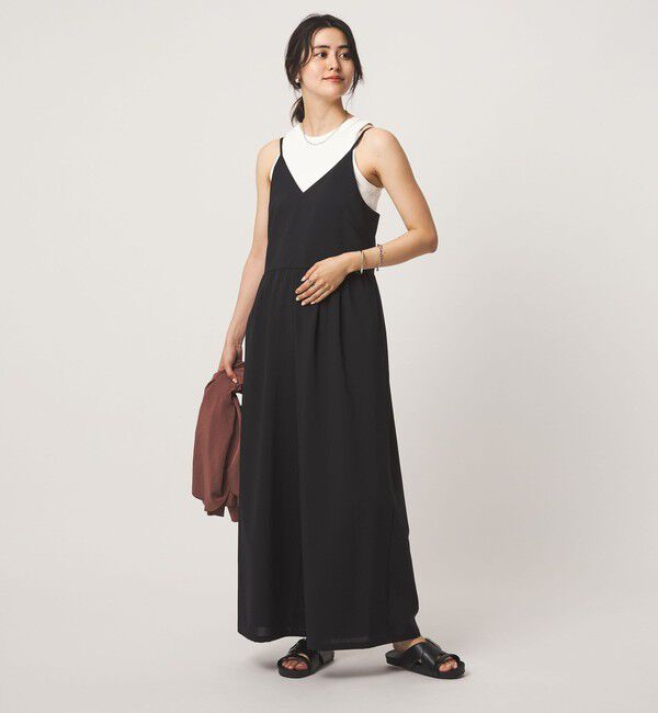 UNITED ARROWS green label relaxing「キャミソール オールインワン」|オールインワン|BLACK