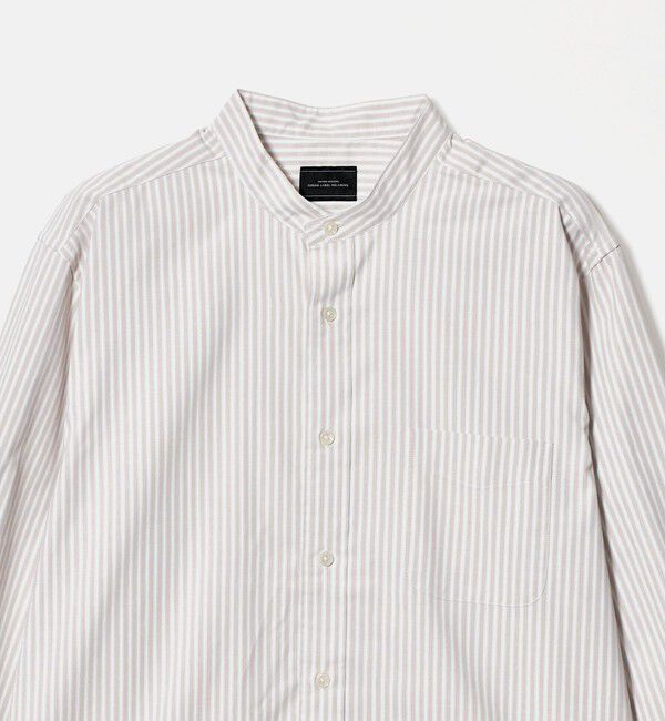 UNITED ARROWS green label relaxing「MULTI FUNCTION ピンオックス バンドカラー 長袖シャツ -UVカット・吸水速乾・遮熱-」|シャツ・ブラウス|