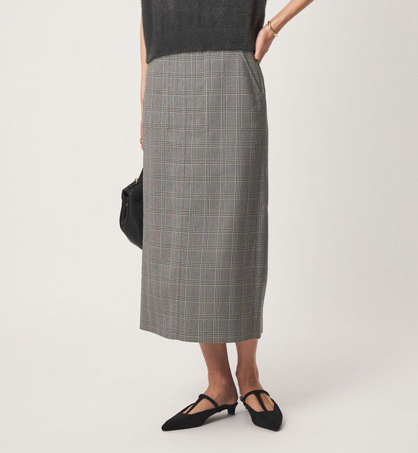 UNITED ARROWS green label relaxing「Daily Chic Iライン スリム スカート ストレッチ」|タイト|その他1