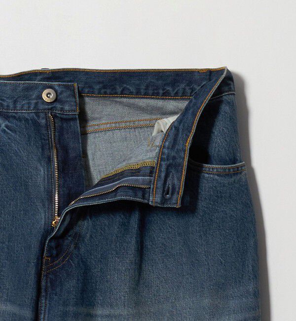 UNITED ARROWS green label relaxing「FINE BASIC ヴィンテージライク スライバー デニム パンツ W4」|チノ|