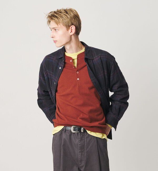 BEAUTY&YOUTH UNITED ARROWS「ウーブン ネル チェック シャツ」|シャツ・ブラウス|DK.GRAY