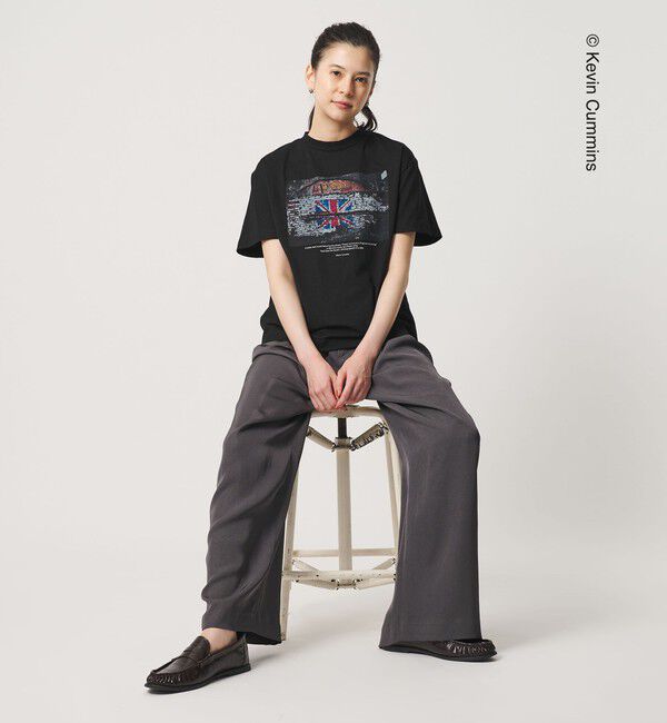 BEAUTY&YOUTH UNITED ARROWS「【別注】Kevin Cummins フォトプリント ショートスリーブ Tシャツ」|Tシャツ・カットソー|