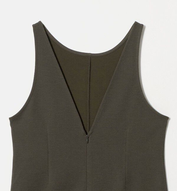 BEAUTY&YOUTH UNITED ARROWS「ポリエステルブレンド バックV Iラインワンピース」|ワンピース|