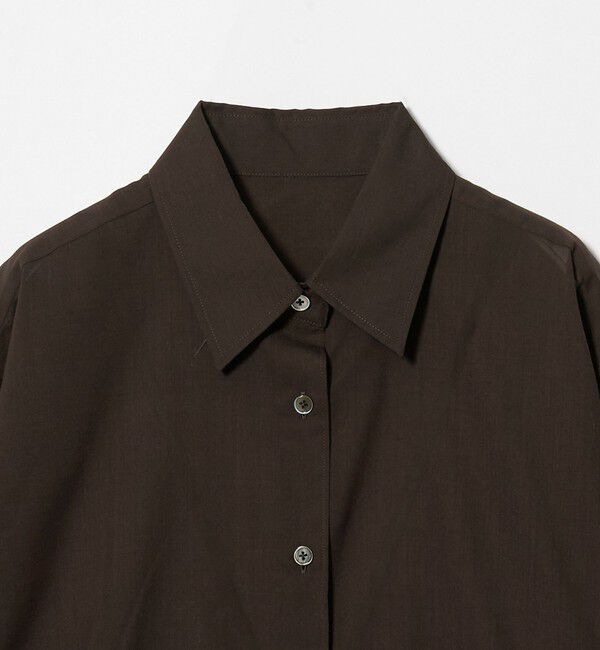 BEAUTY&YOUTH UNITED ARROWS「毛ポリエステル ソリッド＆チェック レギュラーカラーシャツ ウォッシャブル」|シャツ・ブラウス|