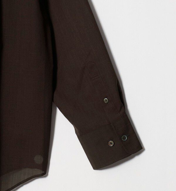 BEAUTY&YOUTH UNITED ARROWS「毛ポリエステル ソリッド＆チェック レギュラーカラーシャツ ウォッシャブル」|シャツ・ブラウス|