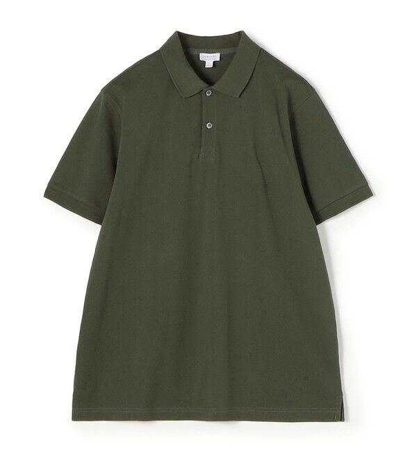TOMORROWLAND BUYING WEAR「SUNSPELコットン ピケポロシャツ」|ポロシャツ|55 Pine Green