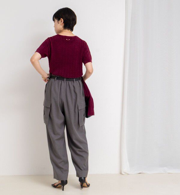 Rie Miller「《セットアップ対応》ウォッシャブルソフトカーゴパンツ」|カーゴ|