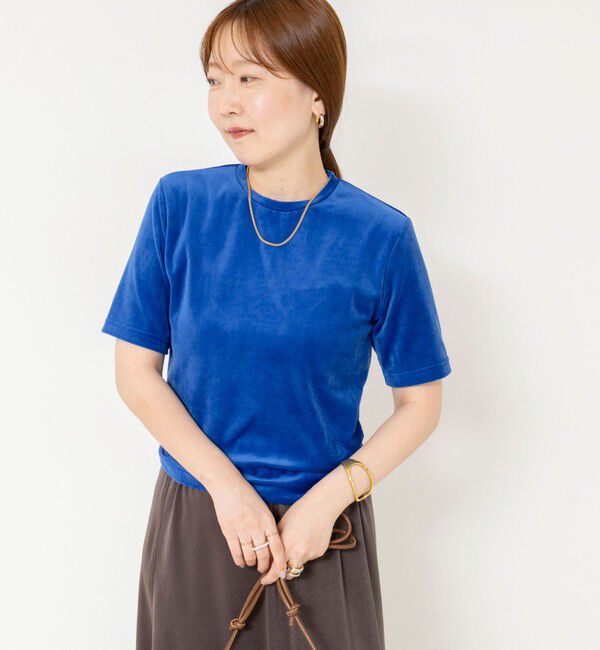 NOLLEY'S sophi「【PROTAGONISTA/プロタゴニスタ】ベロアＴ」|Tシャツ・カットソー|