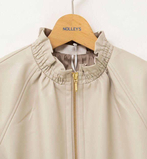 NOLLEY'S「【MARILYN MOON/マリリーンムーン】soft eco-leather blouson別注」|ブルゾン・スタジャン|