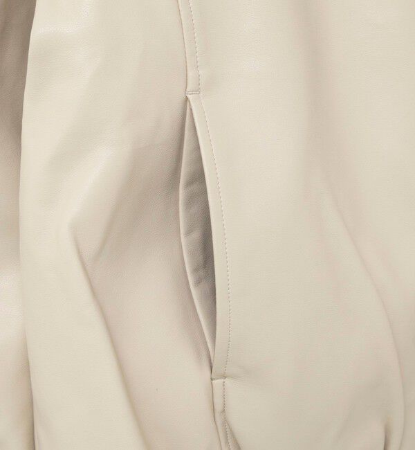 NOLLEY'S「【MARILYN MOON/マリリーンムーン】soft eco-leather blouson別注」|ブルゾン・スタジャン|