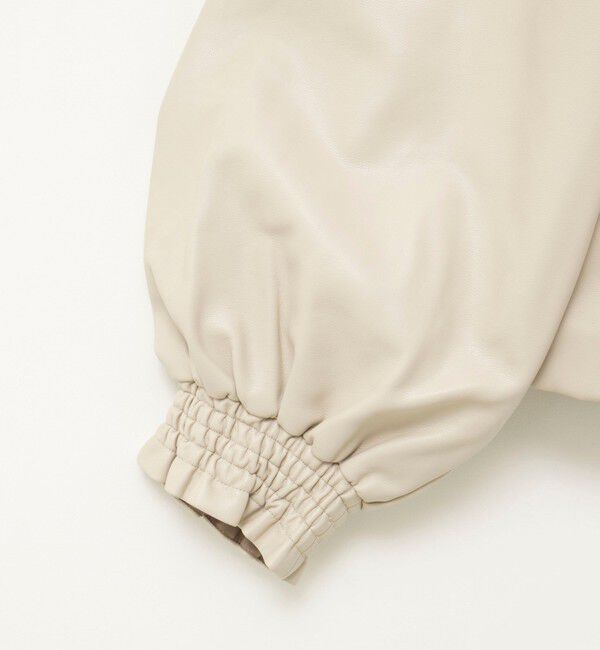 NOLLEY'S「【MARILYN MOON/マリリーンムーン】soft eco-leather blouson別注」|ブルゾン・スタジャン|