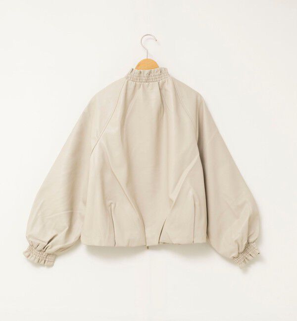 NOLLEY'S「【MARILYN MOON/マリリーンムーン】soft eco-leather blouson別注」|ブルゾン・スタジャン|