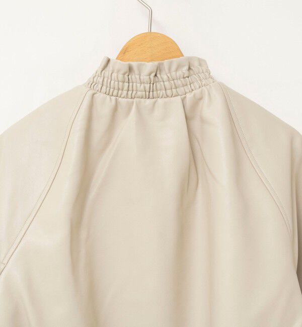 NOLLEY'S「【MARILYN MOON/マリリーンムーン】soft eco-leather blouson別注」|ブルゾン・スタジャン|