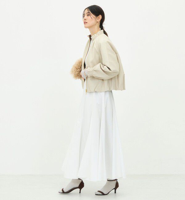 NOLLEY'S「【MARILYN MOON/マリリーンムーン】soft eco-leather blouson別注」|ブルゾン・スタジャン|