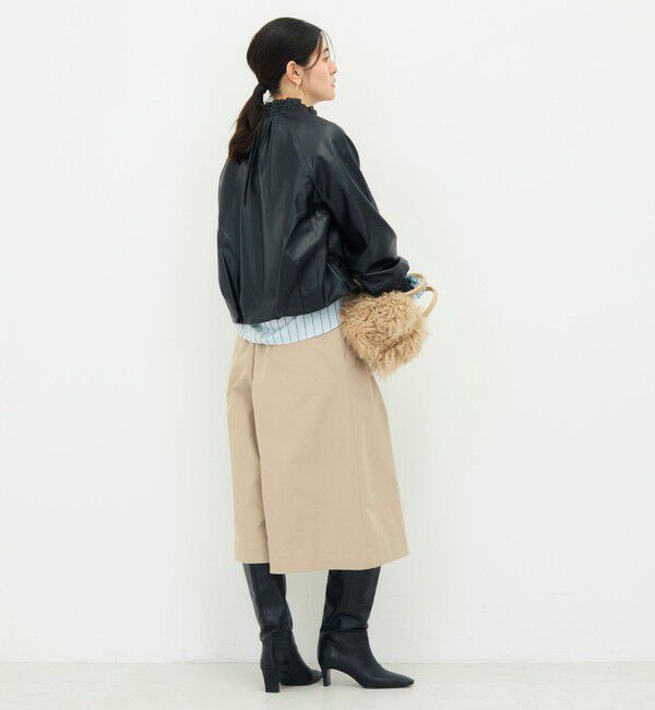 NOLLEY'S「【MARILYN MOON/マリリーンムーン】soft eco-leather blouson別注」|ブルゾン・スタジャン|