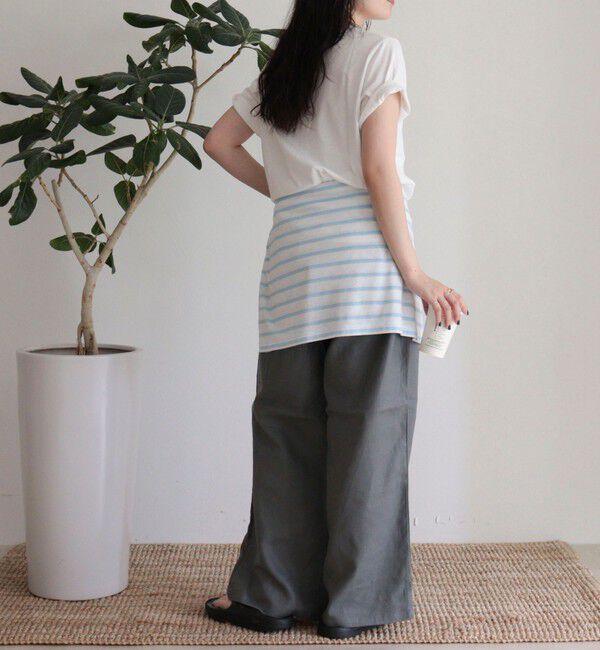 fredy emue「【GEVACO/ゲバコ】コットンリネンイージーパンツ」|チノ|