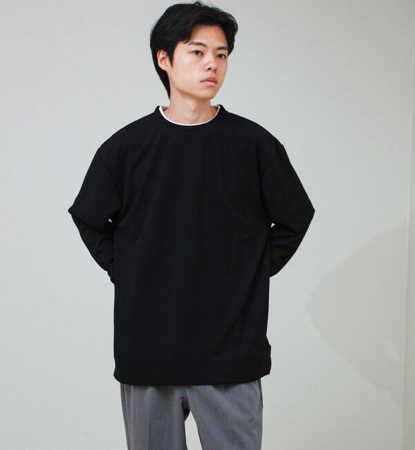 GLOSTER「【1枚で完結】カルゼジョーゼットフェイクレイヤーロングスリーブT ロンT」|Tシャツ・カットソー|