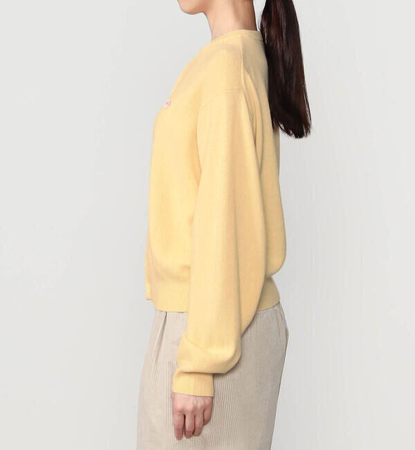 DANTON「DANTON | ラムウール クルーネックカーディガン WOMEN」|ニット・セーター|