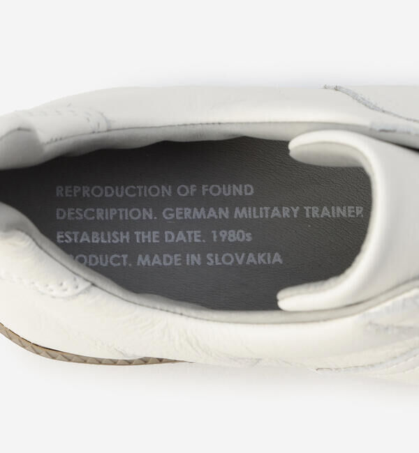  「REPRODUCTION OF FOUND | 〈別注〉GERMAN MILITARY TRAINER MEN」|スニーカー|