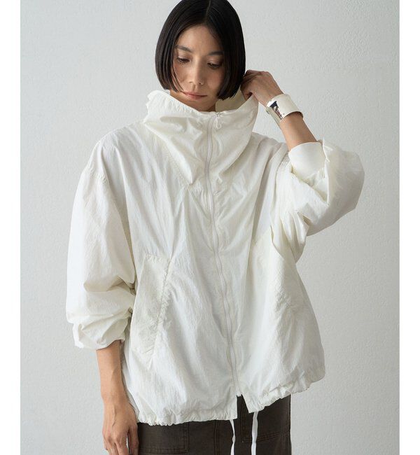 「【KATHARINE HAMNETT】ハイネックジップジャケット」|その他|オフホワイト