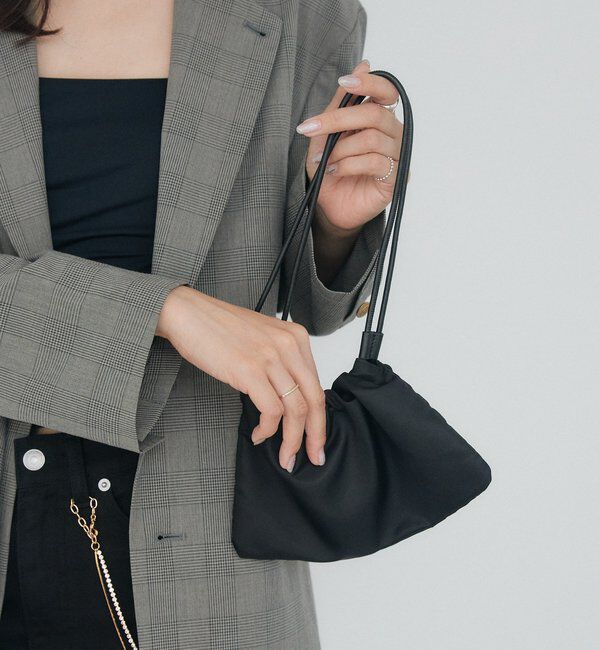  「gather mini bag」|クラッチバッグ|