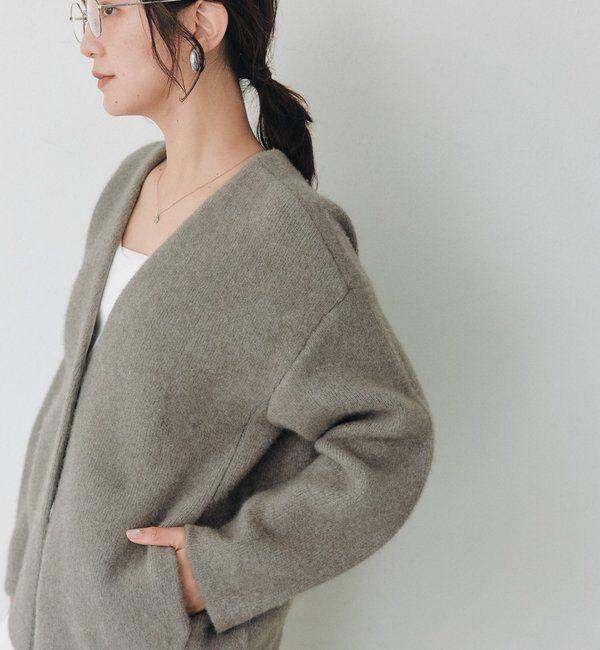  「ヘアリーウールノーカラージャケット」|その他|