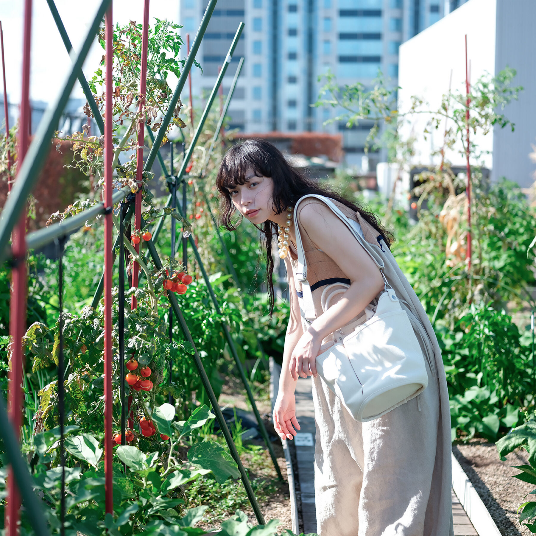 Rouge vif「【VegieBAG/ベジバッグ】BUCKET / キャンバス ショルダーバッグ」|ハンドバッグ|