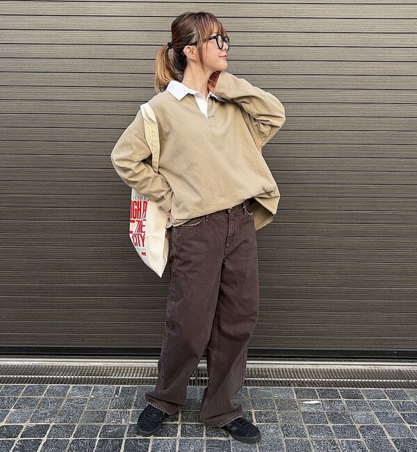 Rouge vif「【MICA＆DEAL / マイカ＆ディール】ラガーシャツ / ロングスリーブTシ」|Tシャツ・カットソー|