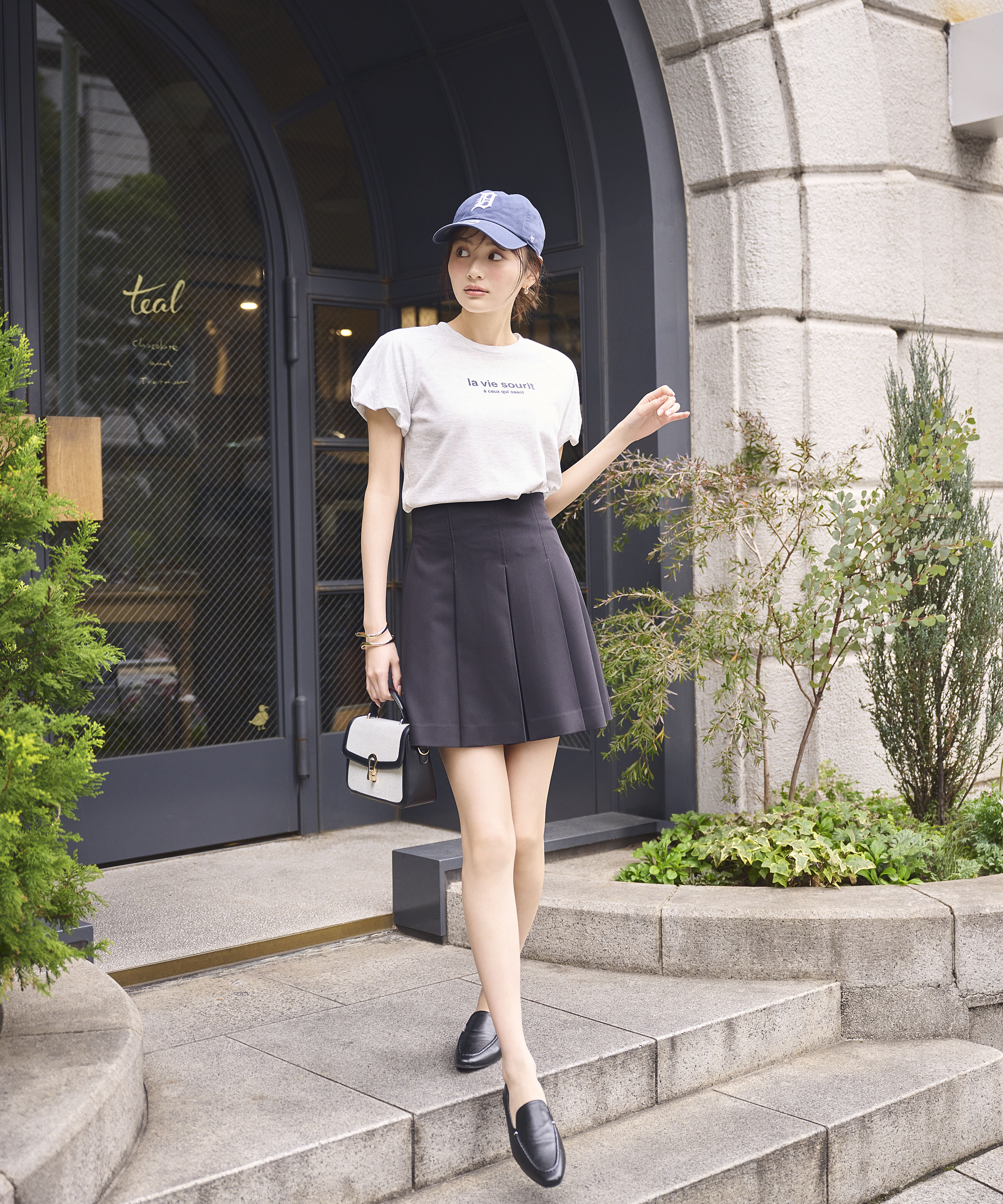 PROPORTION BODY DRESSING「＜加藤栞さん着用＞＜EDIT COLOGNE＞タックミニスカート」|スカート|