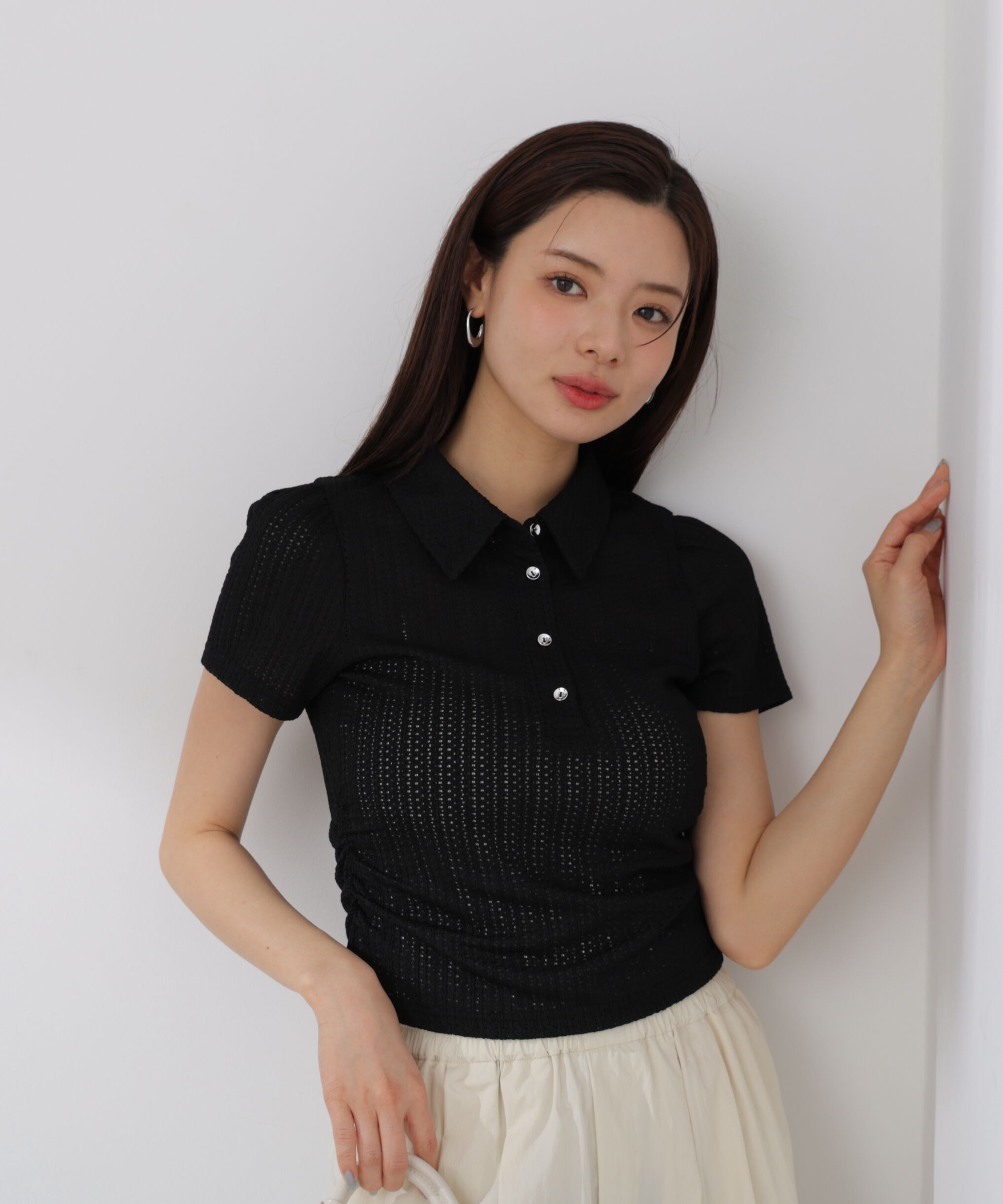 PROPORTION BODY DRESSING「〈EDIT COLOGNE〉レーススキッパートップス」|Tシャツ・カットソー|