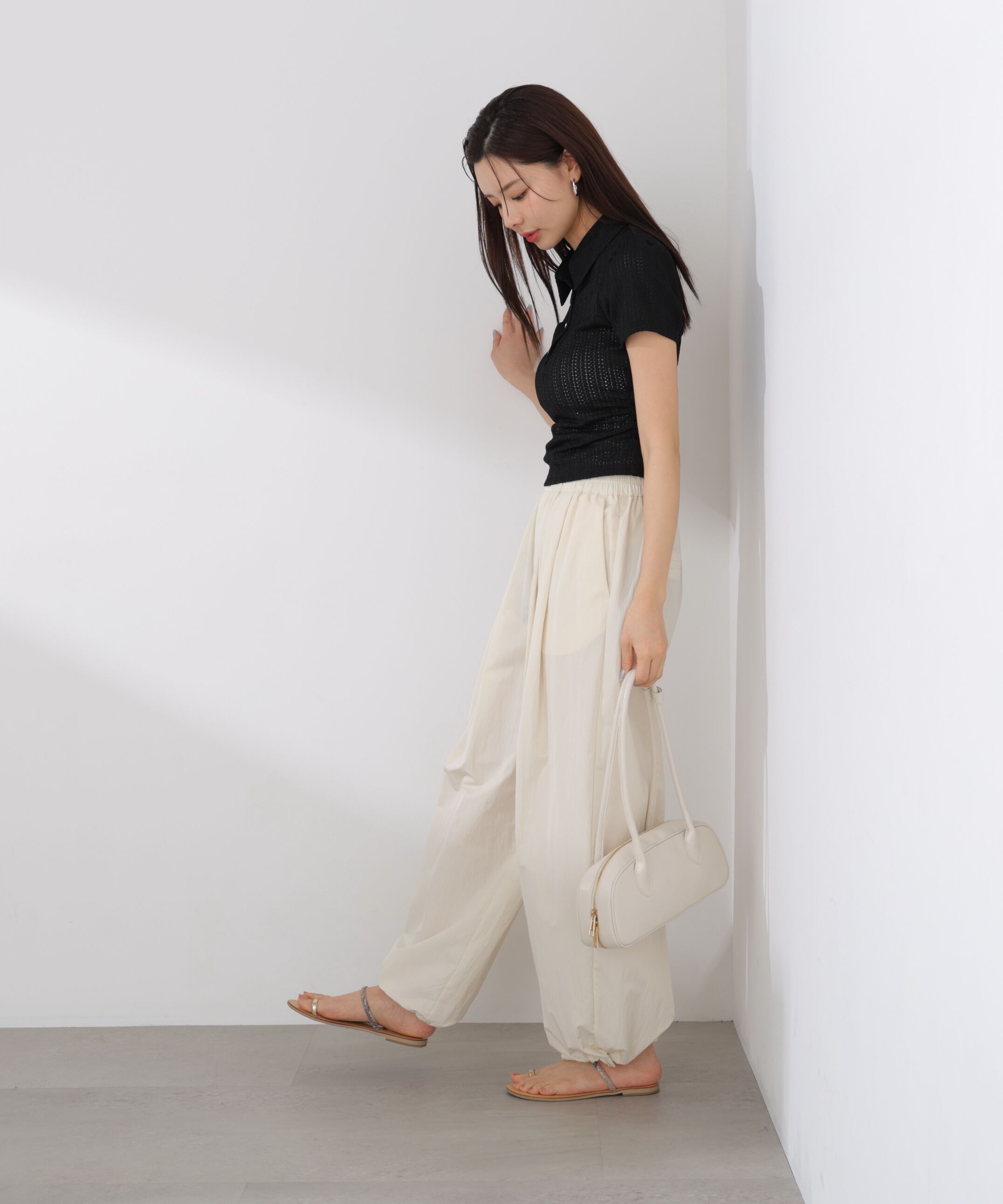 PROPORTION BODY DRESSING「〈EDIT COLOGNE〉レーススキッパートップス」|Tシャツ・カットソー|