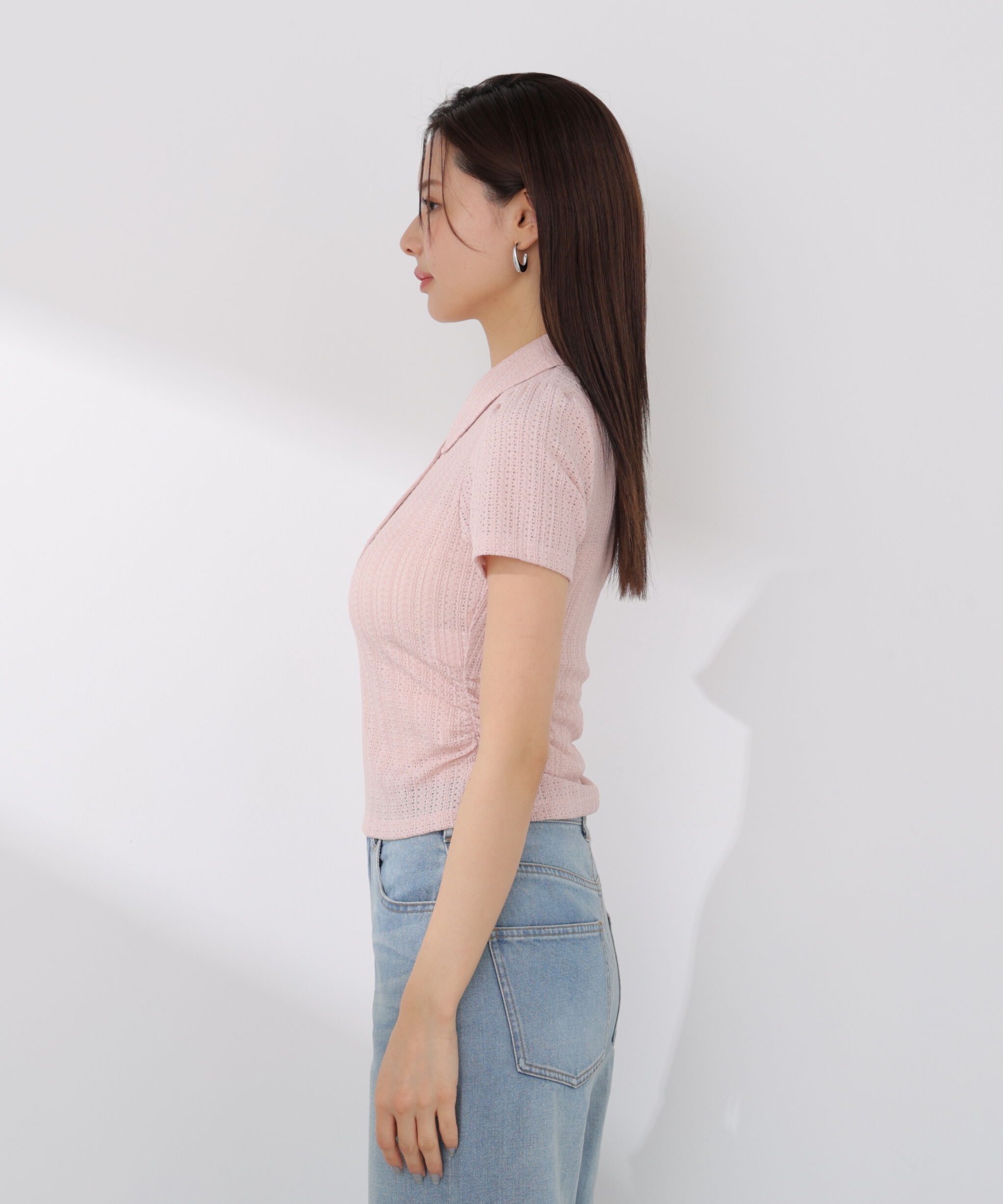 PROPORTION BODY DRESSING「〈EDIT COLOGNE〉レーススキッパートップス」|Tシャツ・カットソー|