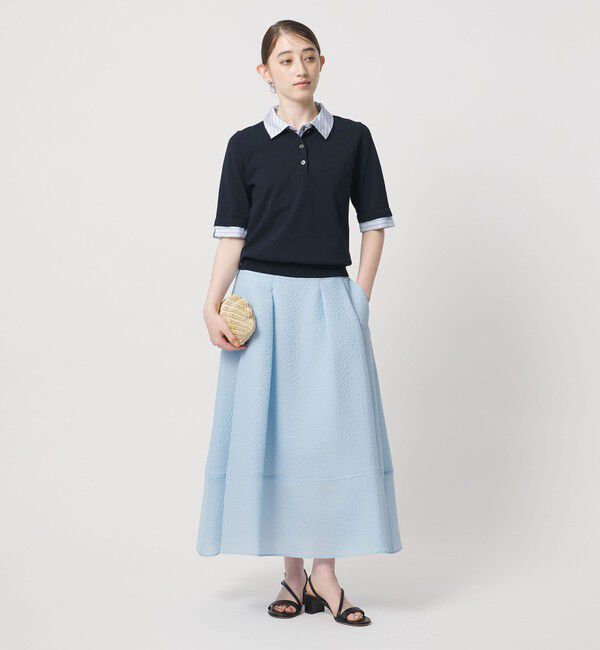 UNITED ARROWS「ポロコンビ 4WAY ニット ‐ウォッシャブル‐」|ニット・セーター|