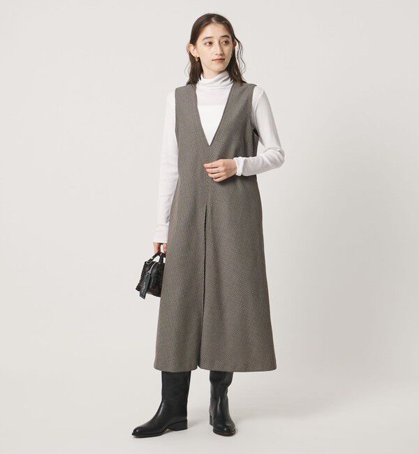 UNITED ARROWS「T/W ジャンパースカート」|ジャンパースカート|