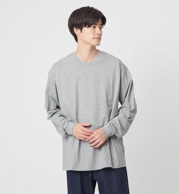 UNITED ARROWS green label relaxing「＜GOAT＞7オンス ロングスリーブ Tシャツ」|Tシャツ・カットソー|MD.GRAY