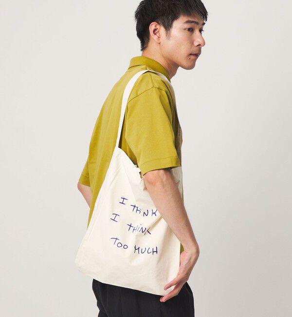 UNITED ARROWS green label relaxing「【別注】＜Thomas Lelu＞サインアート 2WAY トートバッグ」|トートバッグ|OFF WHITE