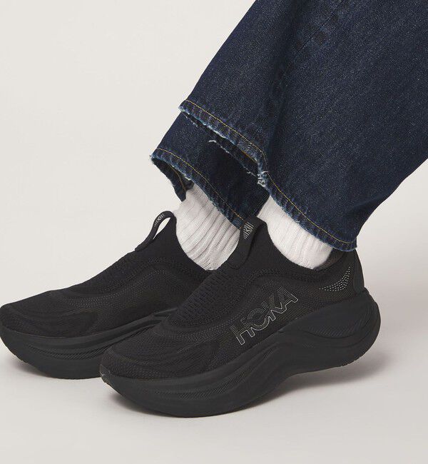 UNITED ARROWS green label relaxing「＜HOKA＞スカイワード レースレス スニーカー」|スニーカー|BLACK