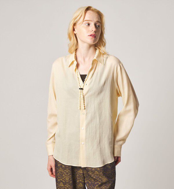 STEVEN ALAN「＜Steven Alan＞ドビー サテン シャツ」|シャツ・ブラウス|