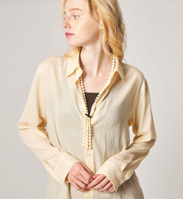 STEVEN ALAN「＜Steven Alan＞ドビー サテン シャツ」|シャツ・ブラウス|