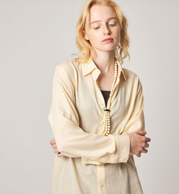STEVEN ALAN「＜Steven Alan＞ドビー サテン シャツ」|シャツ・ブラウス|