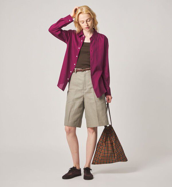 STEVEN ALAN「＜Steven Alan＞ドビー サテン シャツ」|シャツ・ブラウス|