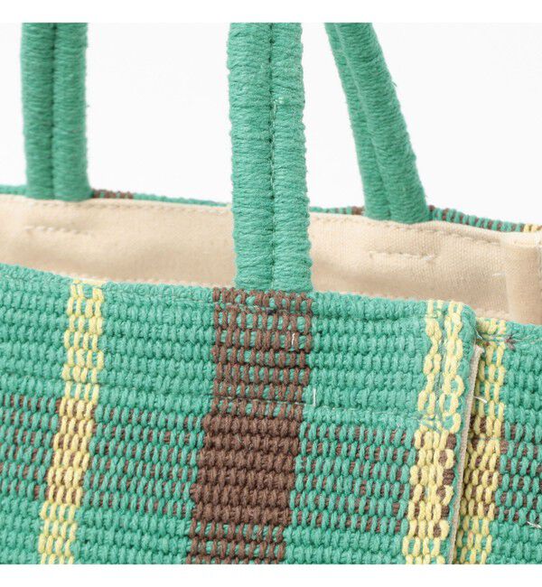 Ray BEAMS 「【別注】Lilas Campbell / チェック ジャカード トートバッグ」|トートバッグ|
