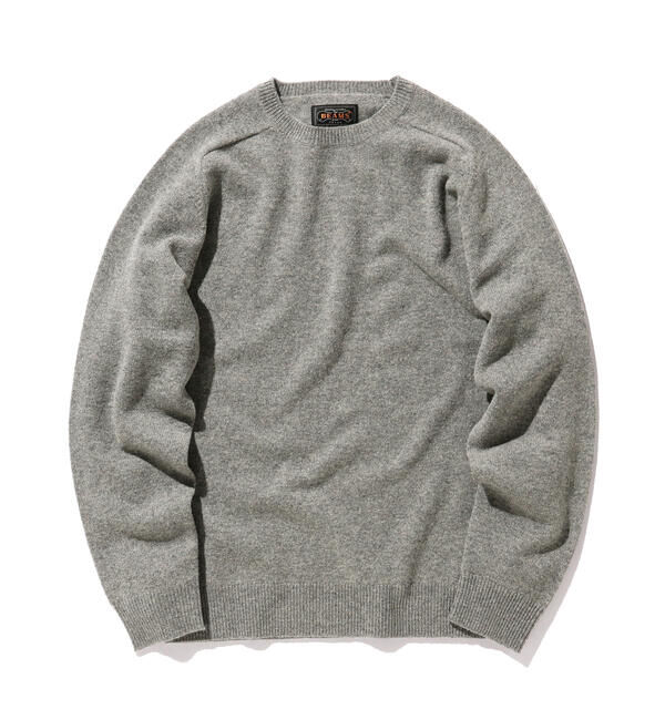 BEAMS PLUS「Crew 9G」|ニット・セーター|GREY