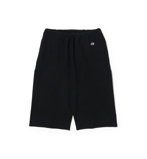 BEAMS「【別注】Champion / リバースウィーブ（R）ワイドショートパンツ」|その他|BLACK