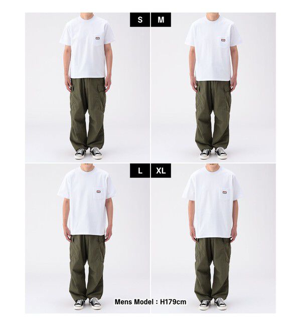 BEAMS「ヘビーウエイト ロゴワッペン Tシャツ【ベーシックフィット】」|Tシャツ・カットソー|