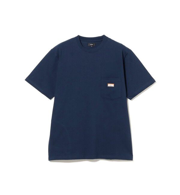 BEAMS「ヘビーウエイト ロゴワッペン Tシャツ【ベーシックフィット】」|Tシャツ・カットソー|