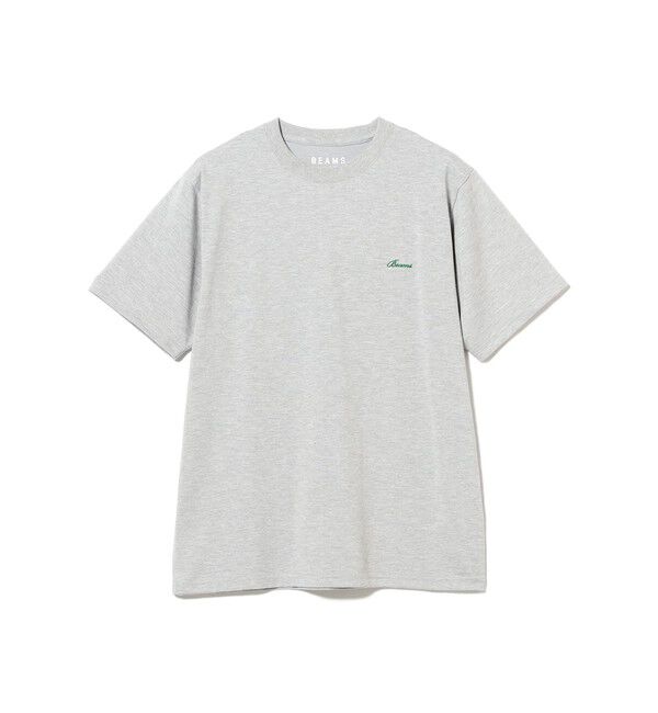 BEAMS「ベーシックフィット ワンポイント Tシャツ」|Tシャツ・カットソー|TOP_GREY