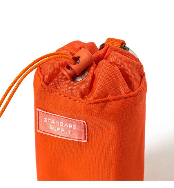 bPr BEAMS「【別注】STANDARD SUPPLY / ドローストリングチャームポーチ "BEAMS ORANGE"」|ポーチ|