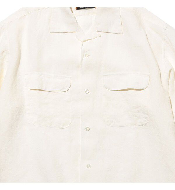 BEAMS PLUS「Open Collar 1/40 Linen」|シャツ・ブラウス|