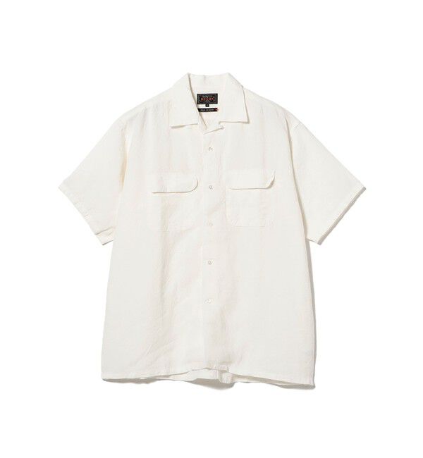 BEAMS PLUS「Open Collar 1/40 Linen」|シャツ・ブラウス|